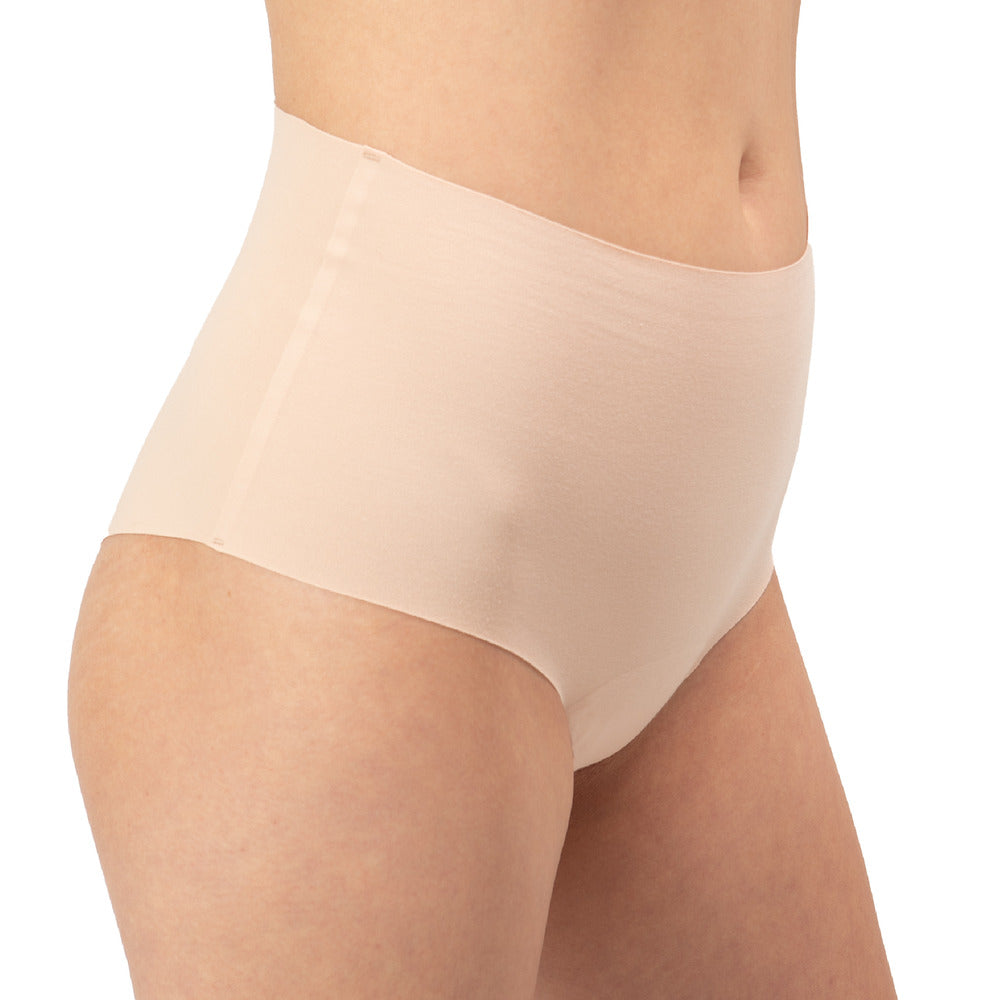 Seamless Organic Cotton High Waist Hipster. No Show Cotton