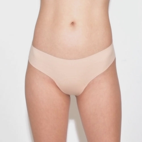 Seamless, Organic Cotton Low Rise Thong. No Show Thong Underwear. –  PantyPromise