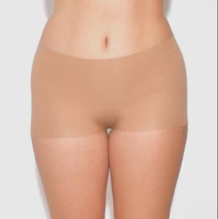 Women's Organic Cotton Shortie Underwear in color Sand - Video