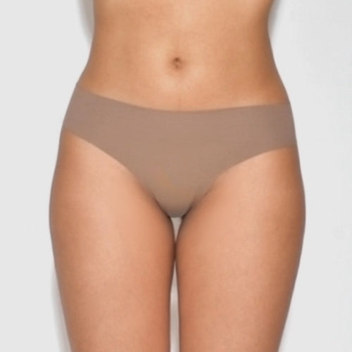 Seamless, Organic Cotton Low Rise Thong. No Show Thong Underwear. –  PantyPromise