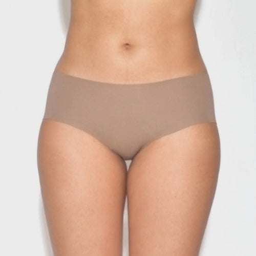 Balanced Tech Women's 6 Pack Seamless Mid-Rise Bikini Panties with Odor  Resistance & Moisture Wicking
