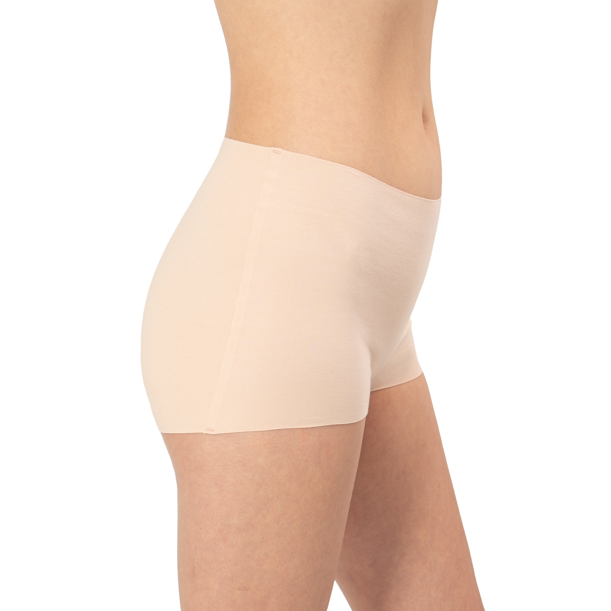 Women's Organic Cotton Shortie Underwear in color Pale - Side View